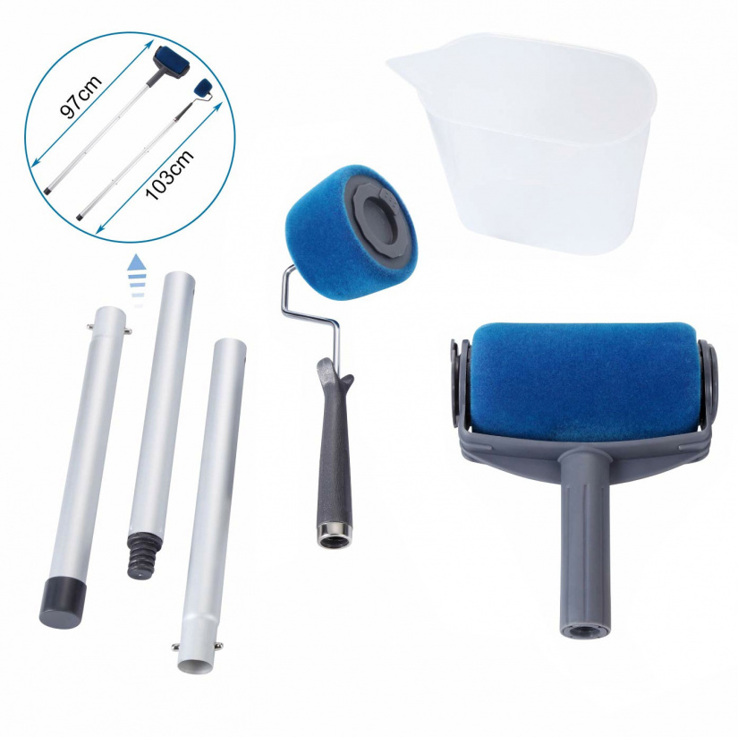 KIT DE ROULEAUX POUR PEINTURE AVEC RÉSERVOIR