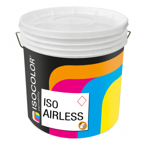 Pittura per airless a spruzzo per interni e grandi superfici