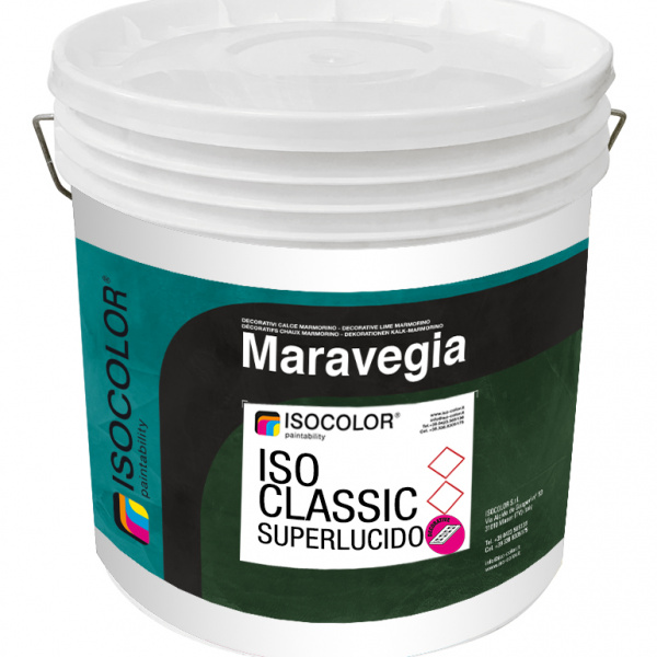 Stucco veneziano a calce naturale Iso Classic super lucido