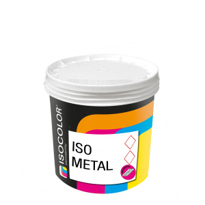 Pittura decorativa effetto metallizzato per interni Iso Metal