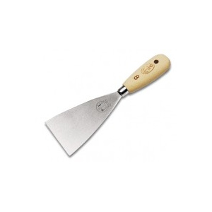 STEEL SPATULA HANDLE WOOD