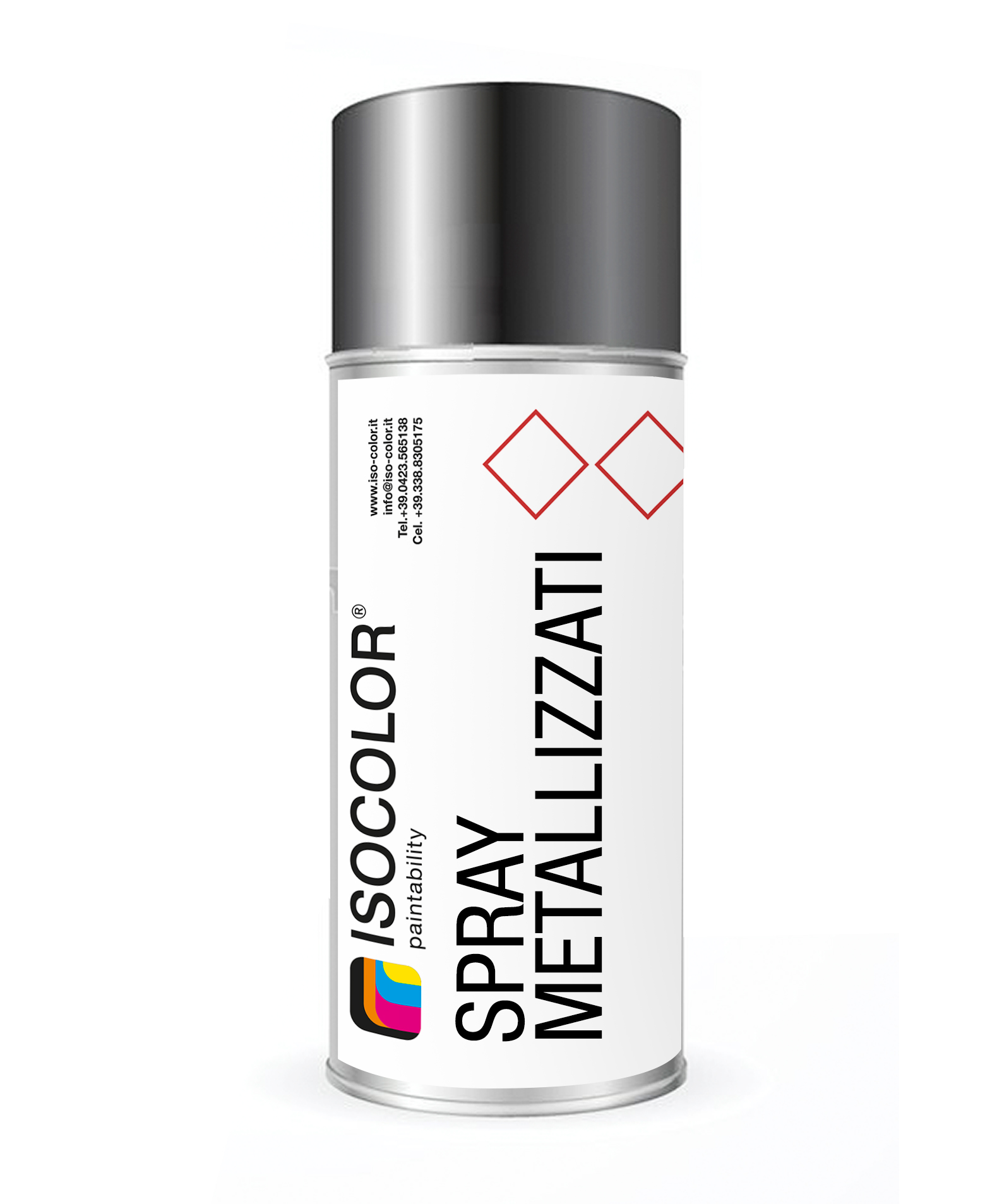 Sprays métallisés et chromés