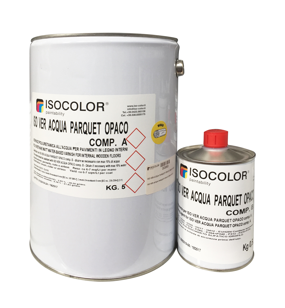 Water-based matt polyurethane varnish